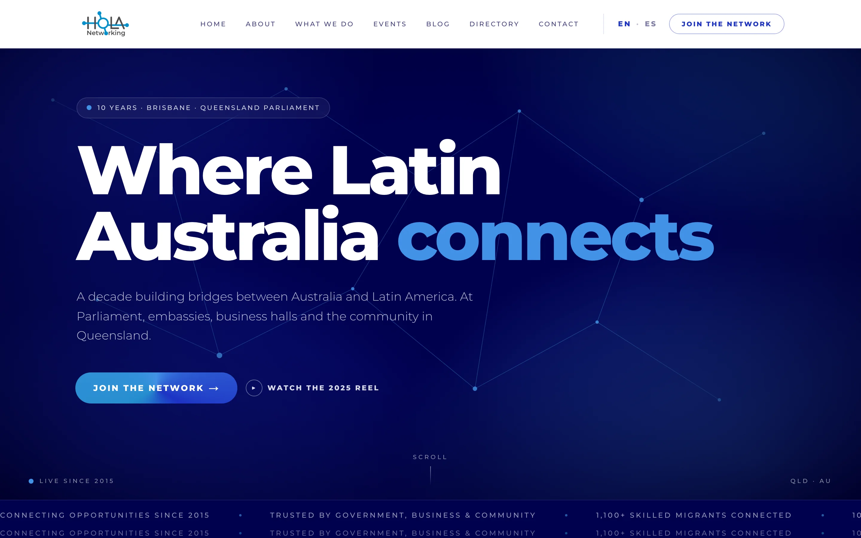 Screenshot of Hola Networking